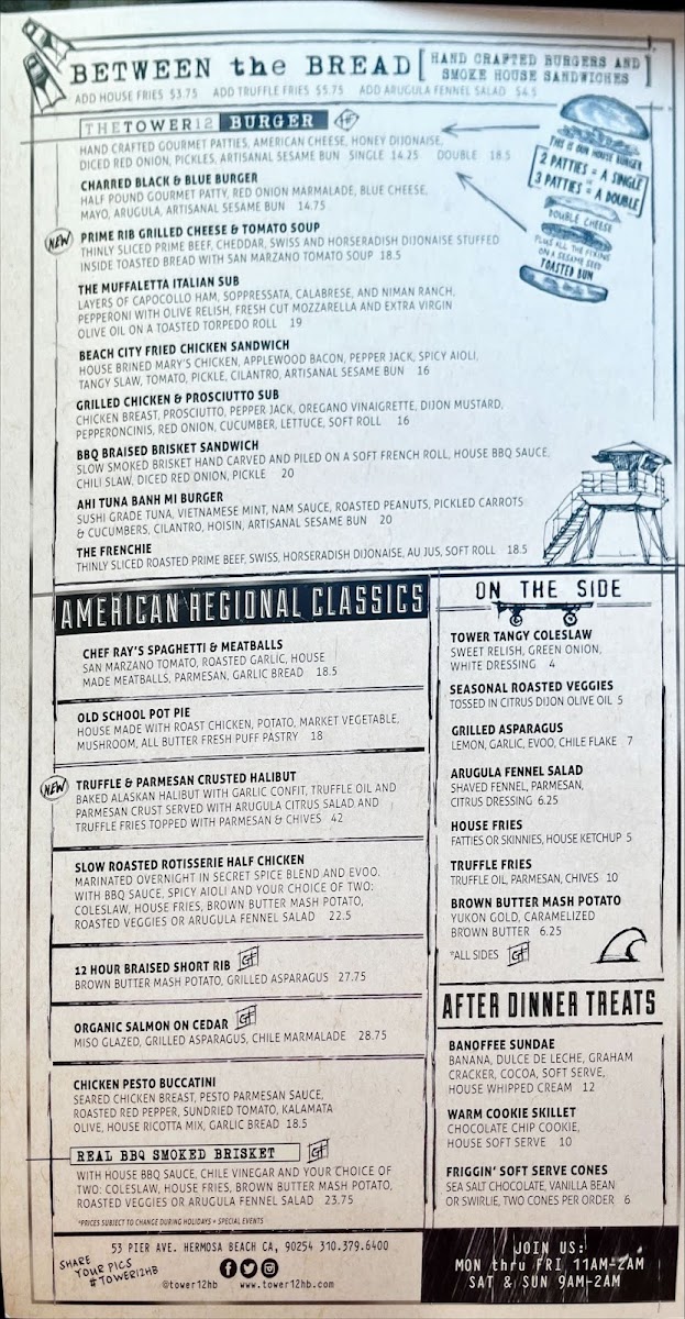 Tower 12 Menu - Image 3