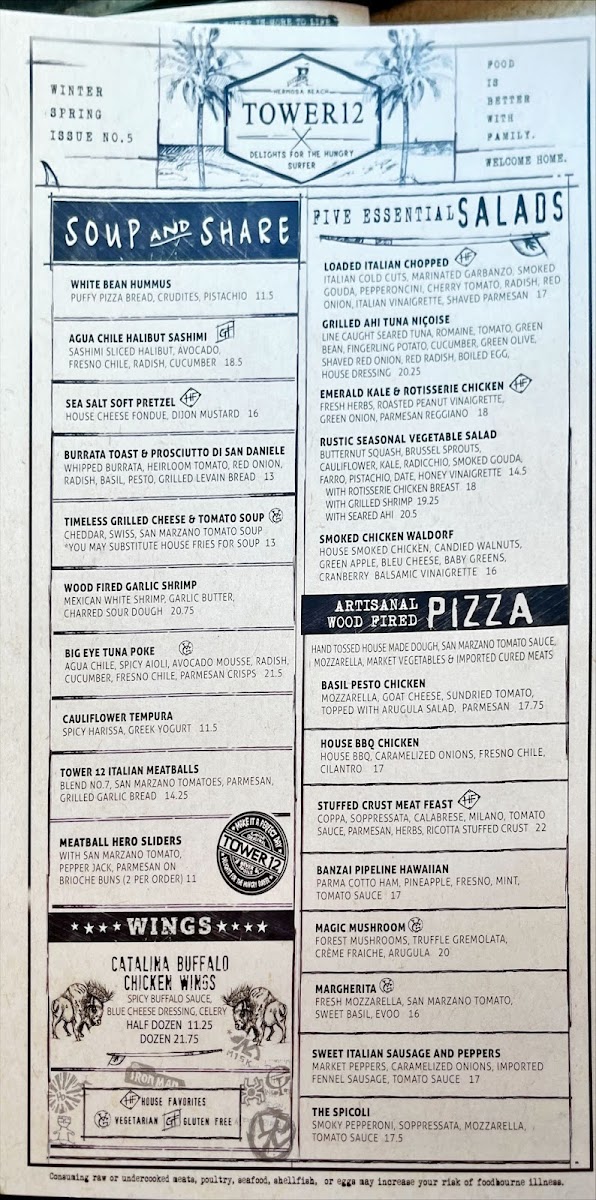 Tower 12 Menu - Image 4